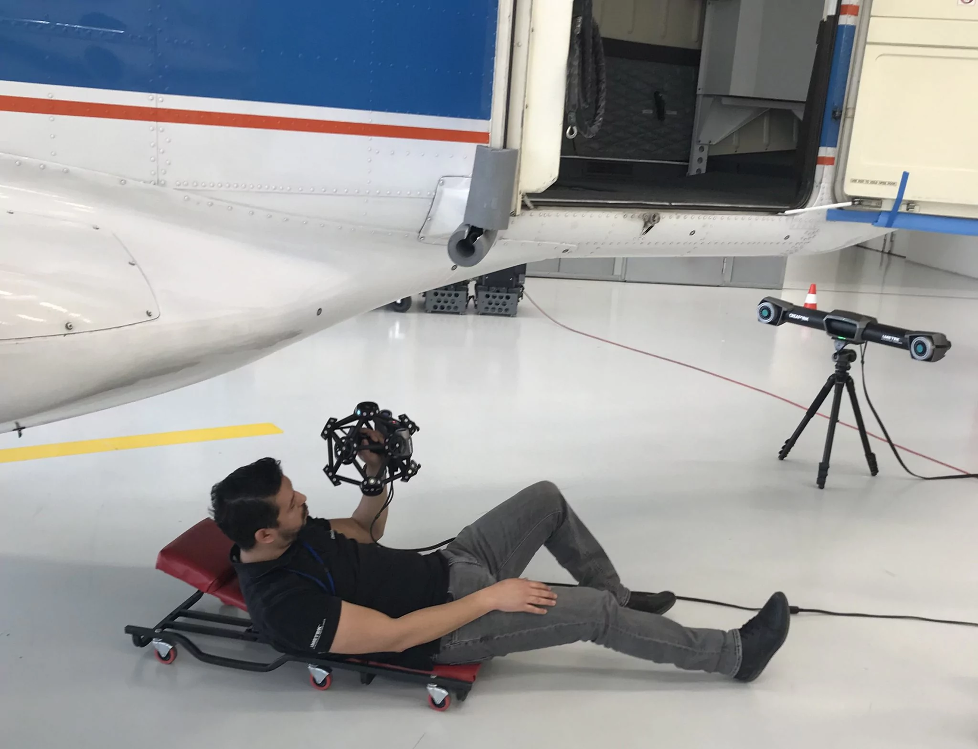3D-сканирование самолета